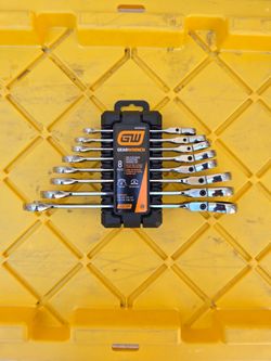 GEARWRENCH
SAE Flex-Head 90-Tooth Combination Ratcheting Wrench Set (8-Piece)