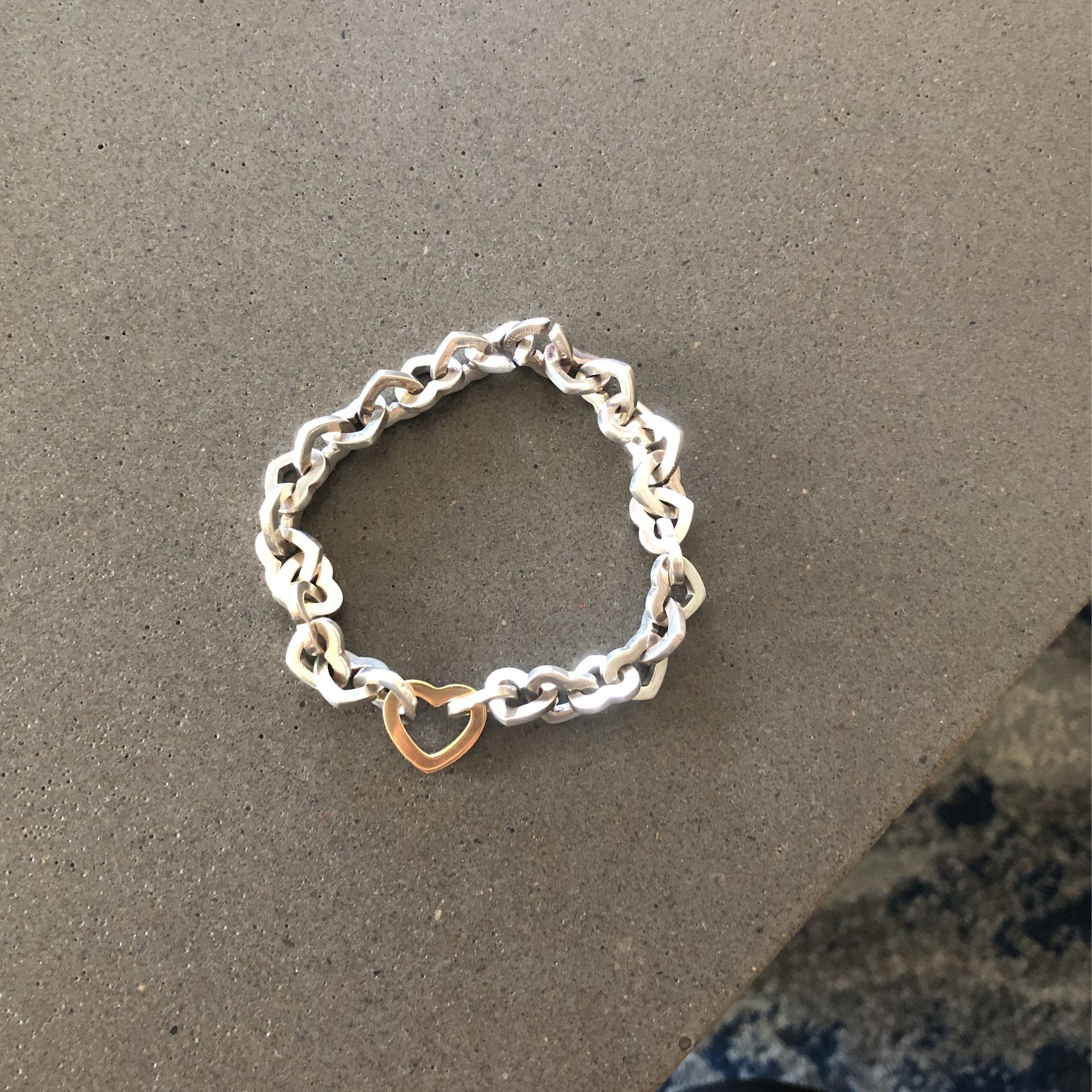 Tiffany Heart Link Bracelet
