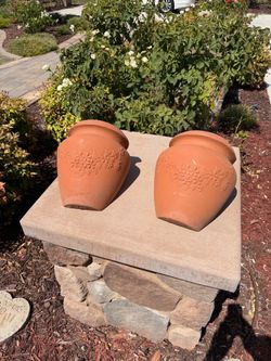 Terra-cotta look hanging pots Terra-cotta look Hanging Pots