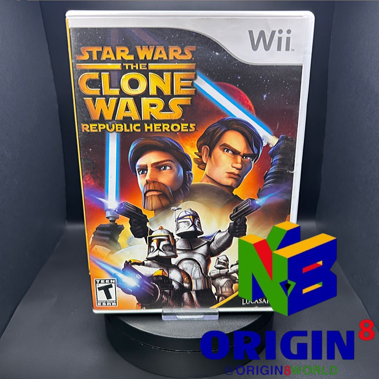 Star Wars the Clone Wars Republic Heroes Nintendo Wii - Complete CIB