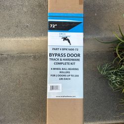 Orca Bypass Door Kit,  72”, 250lb Capacity 