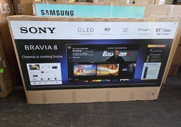 65” Sony smart 4k oled hdr tv Bravia 8 tv