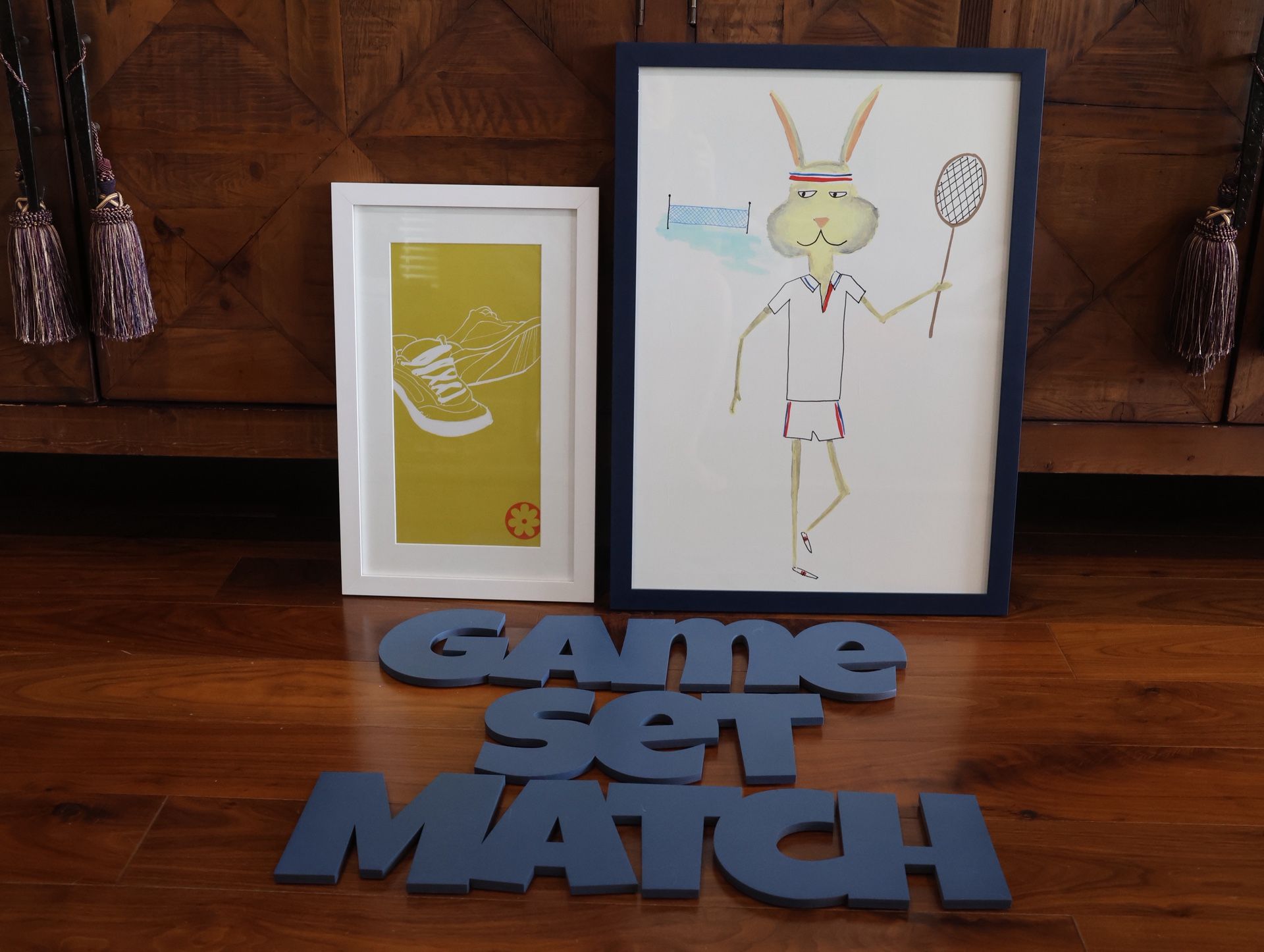 Kids Bedroom Wall Decor Tennis