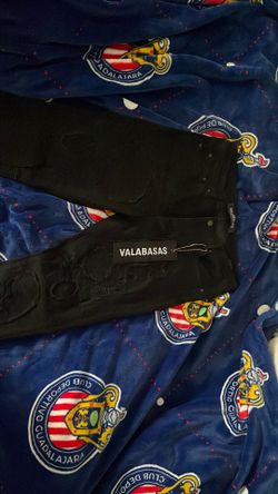 Valabasas jeans stacked