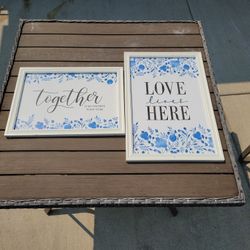 Framed Wall Signs