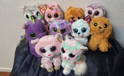 Ty Beanie Boo Plush Lot of 10