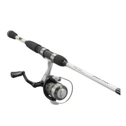 Lews Hank Parker 2 Piece Spinning Combo 