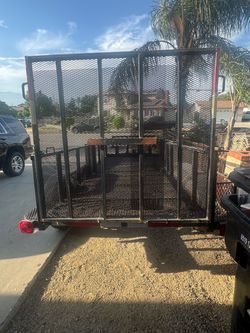 Trailer with Ramp Gate