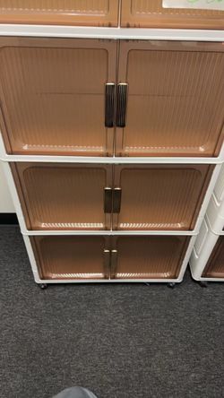 Rolling Storage Cabinet with Doors