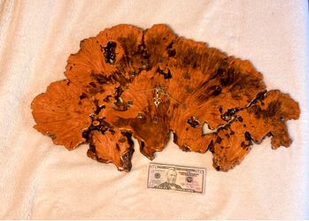 Handcrafted Redwood Burl Wall Clock – Live Edge Statement Piece
