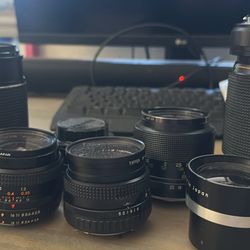 Various Camera Lenses