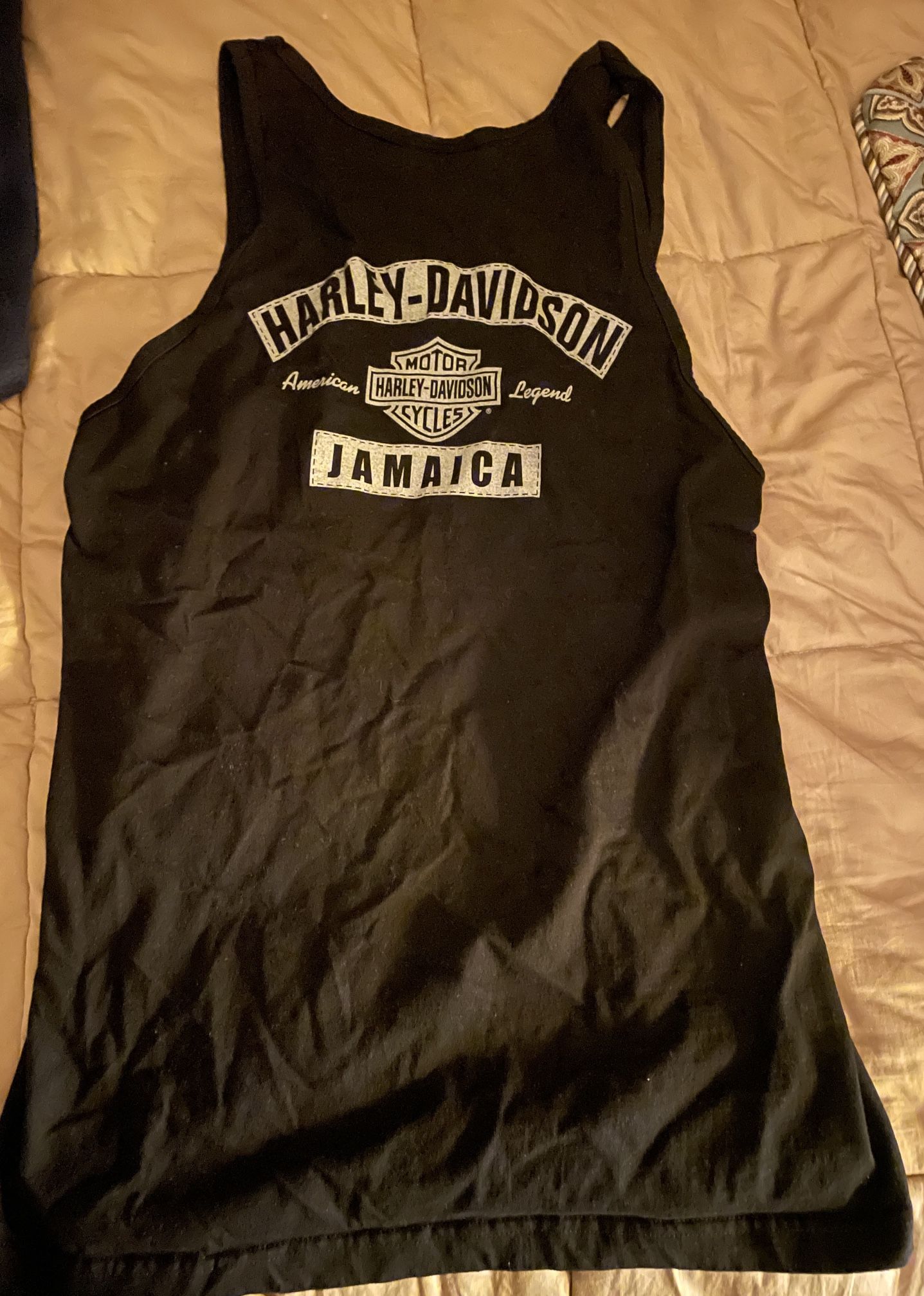 Harley Davidson Jamaica Tank Top Tee Shirt 