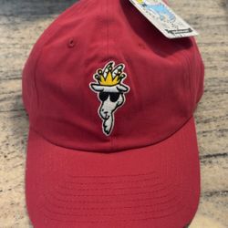 Brand New Goat USA OG Hat- Cardinal Red (One Size)