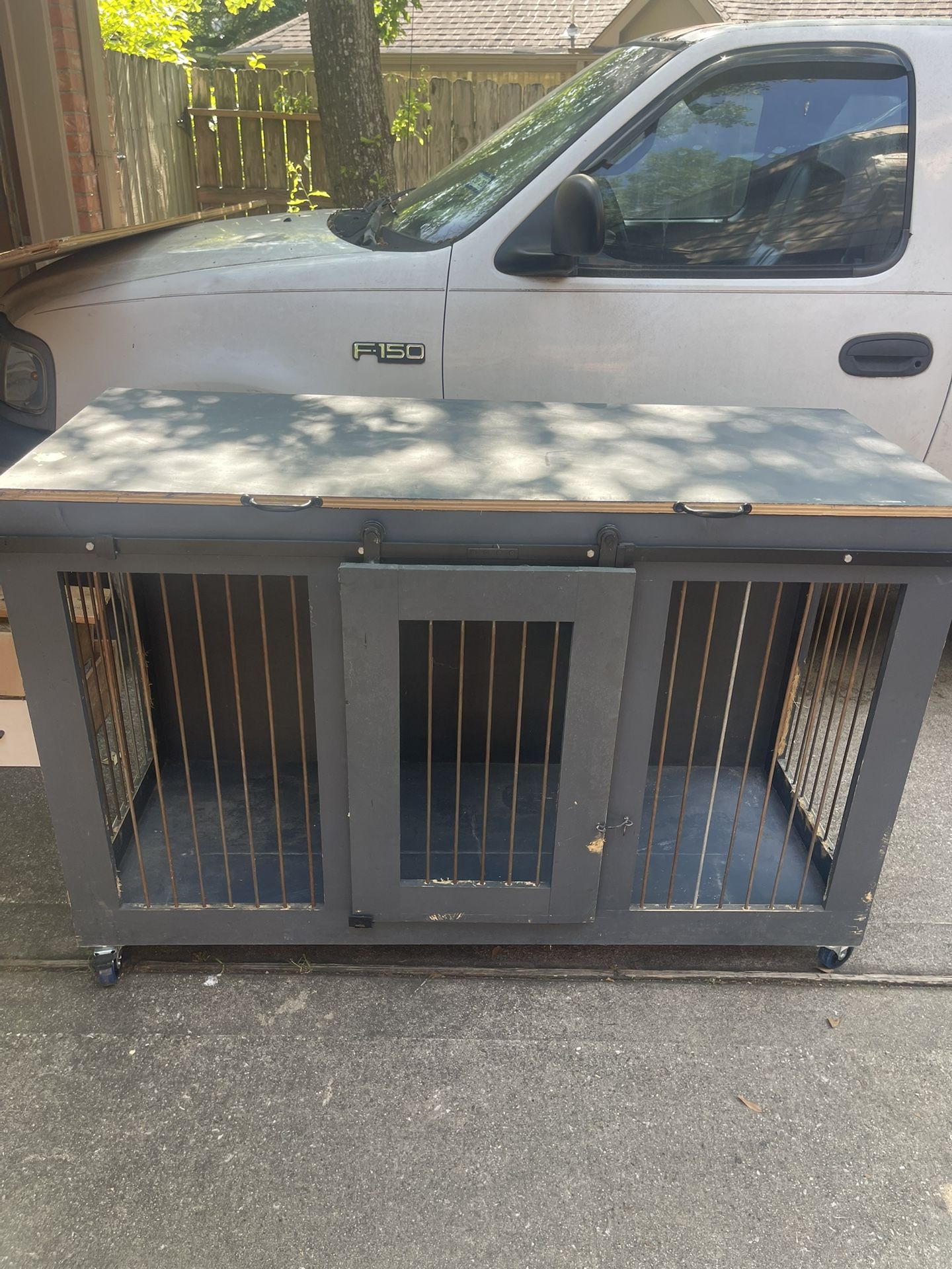 Wood Dog Crate