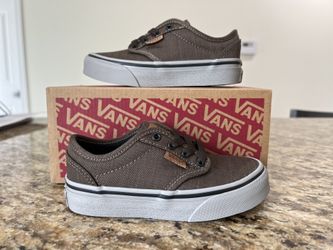 Vans Atwood Sneaker Kids Walnut/Grey - Size 11