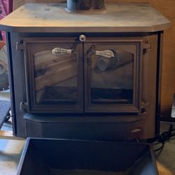 Wood-Burning Fireplace - Versatile Insert or Standalone Unit - Works Great!