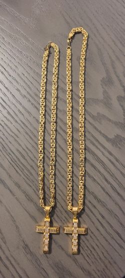 Brand New Chains With Cross