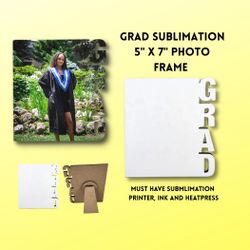 100 Grad Photo Frames -Sublimation Blanks