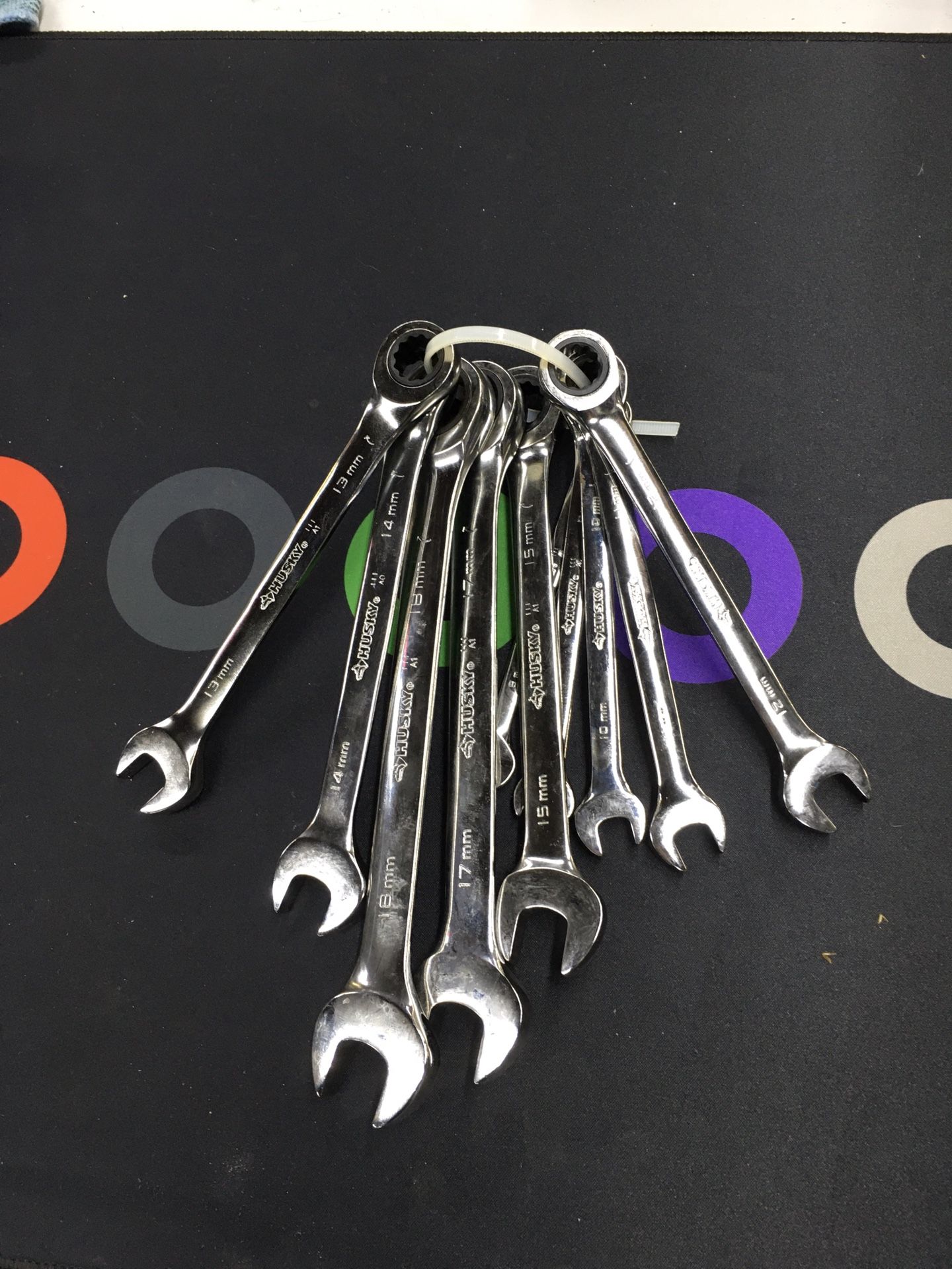 Husky 10 Piece Ratchet Wrench Set