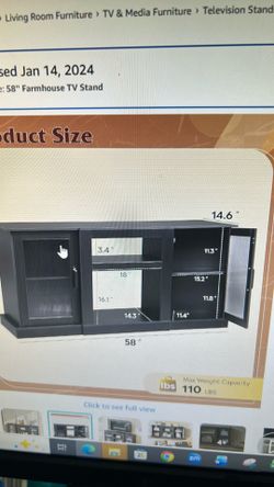 Entertainment center with storage