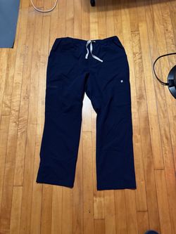 figs cairo pants large navy blue 3 available