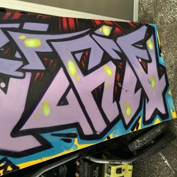 Painting graffiti art