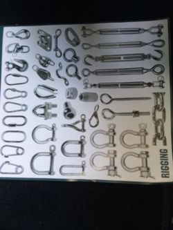 Stainless Steel Accessories and Rigging Accessories Fittings