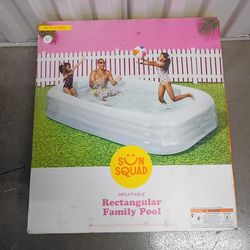 6' x 22" Deluxe Rectangular Family Pool  - Sun Squad