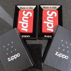 Selling SUPREME LOGO ZIPPO $50/EACH