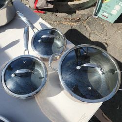 Hexclad  Saucepan Set