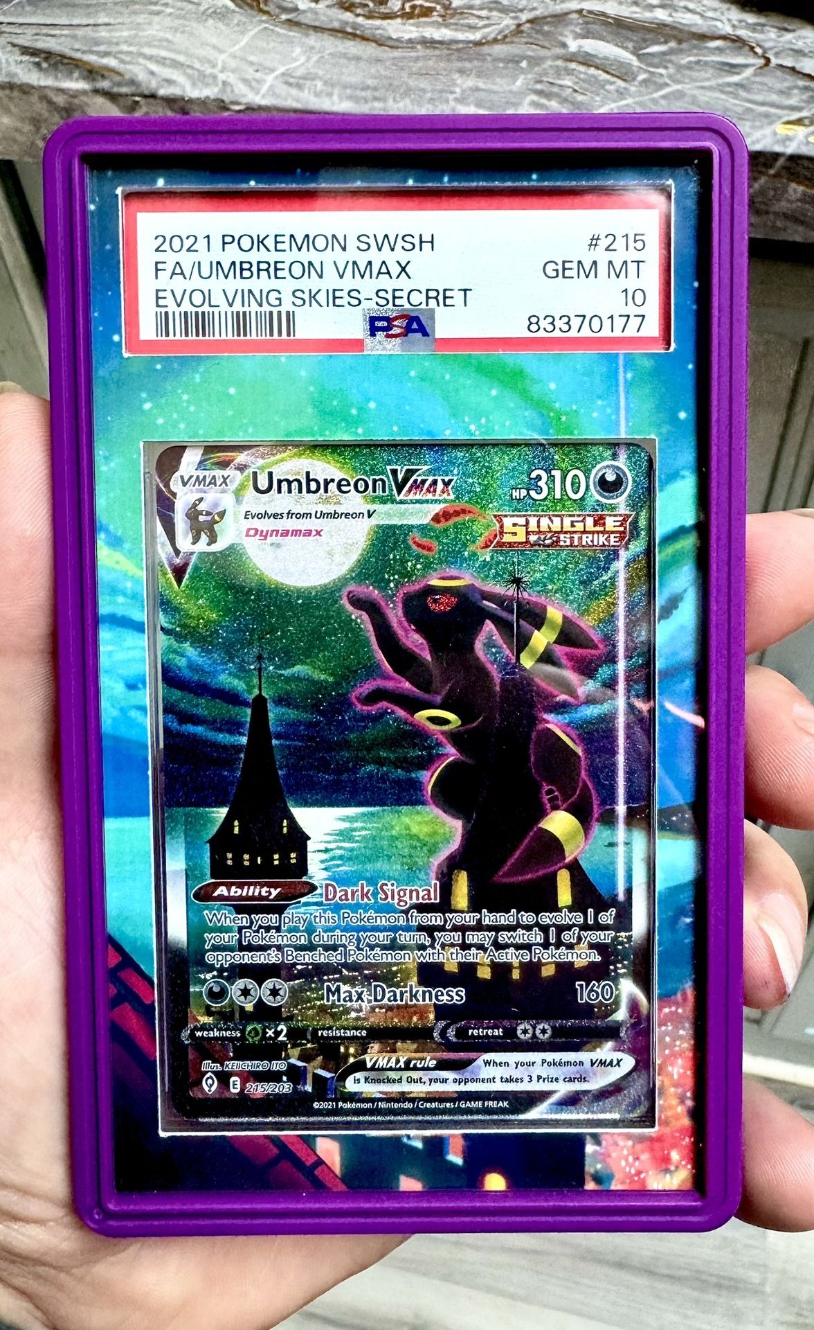 Umbreon Vmax Alt Art PSA 10 (Moonbreon)