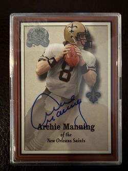 Archie Manning Autographed
