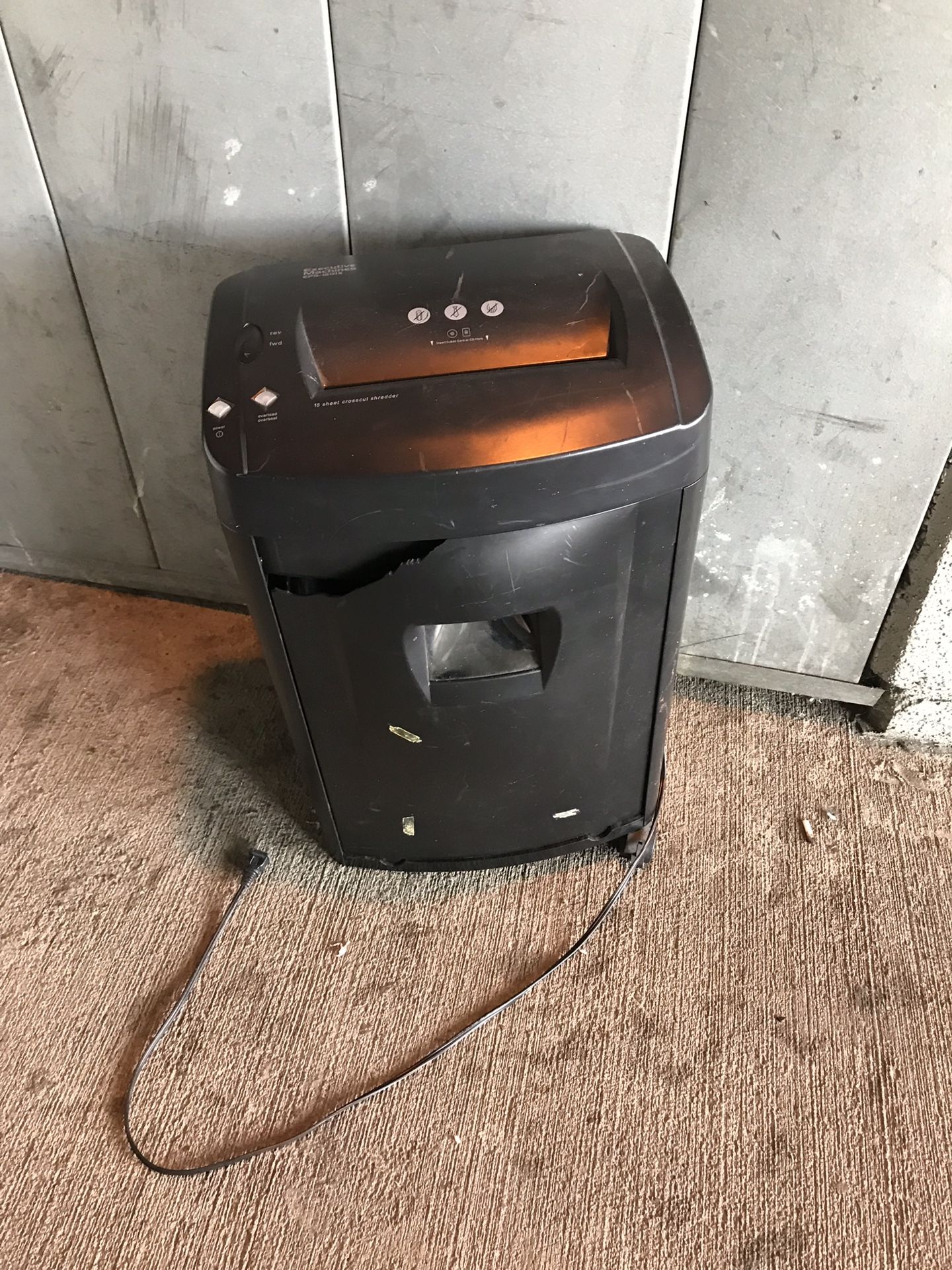 15 Sheet paper Shredder - Executive machines EPS-1501x