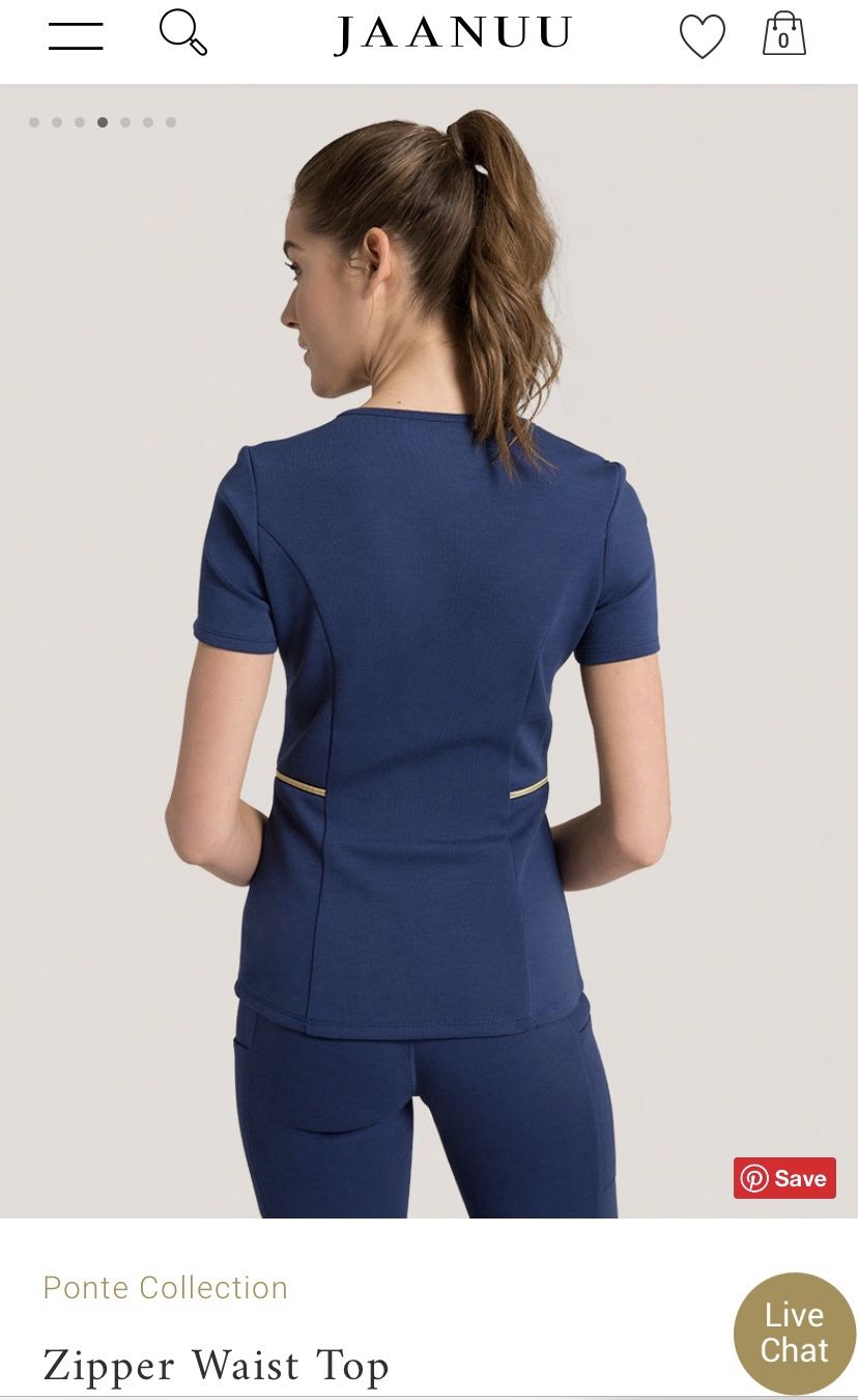 *REDUCED PRICE* Jaanuu Scrub Top, Brand New.