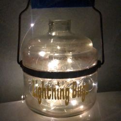 Antique Kerosene Bottle Now Unique Lightning Bug Container 