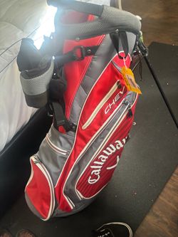 Callaway Chev Golf Stand Bag Red Gray