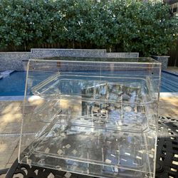 2 Baked Goods Display Acrylic Case, 3 Tiers