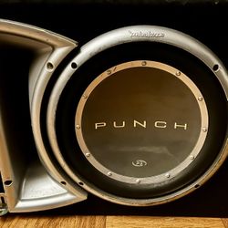Rockford Fosgate Punch PL2-112 Subwoofer + Kenwood KAC-9102D Amp