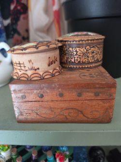 boxes are frequently used as decorative accents for home decor or for storing small personal items and trinkets.