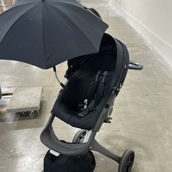 Stokke suna  Stroller and car seat – Like New