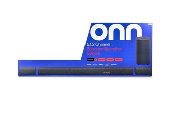 New in box Onn 5.1.2 Dolby Atmos surround soundbar 1000 watts