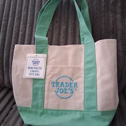 Trader Joes's Mini Pastel Tote