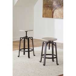 Adjustable Jihoon Swivel Stools
