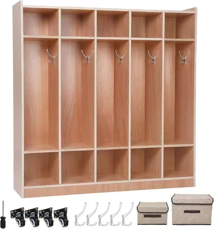 🔥ON SALE Section Classroom Coat Locker, 10 Cubbies for Classrooms
