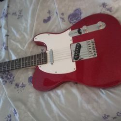 Fender Telecaster Guitar Squier Crimson Red