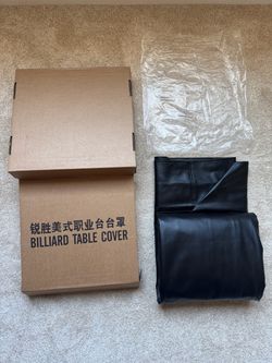 BEARCOVER Leatherette Billiard/Pool Table Cover.