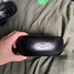 Coach Brown round sunglasses 