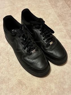 Black Air Force 1 low size 15