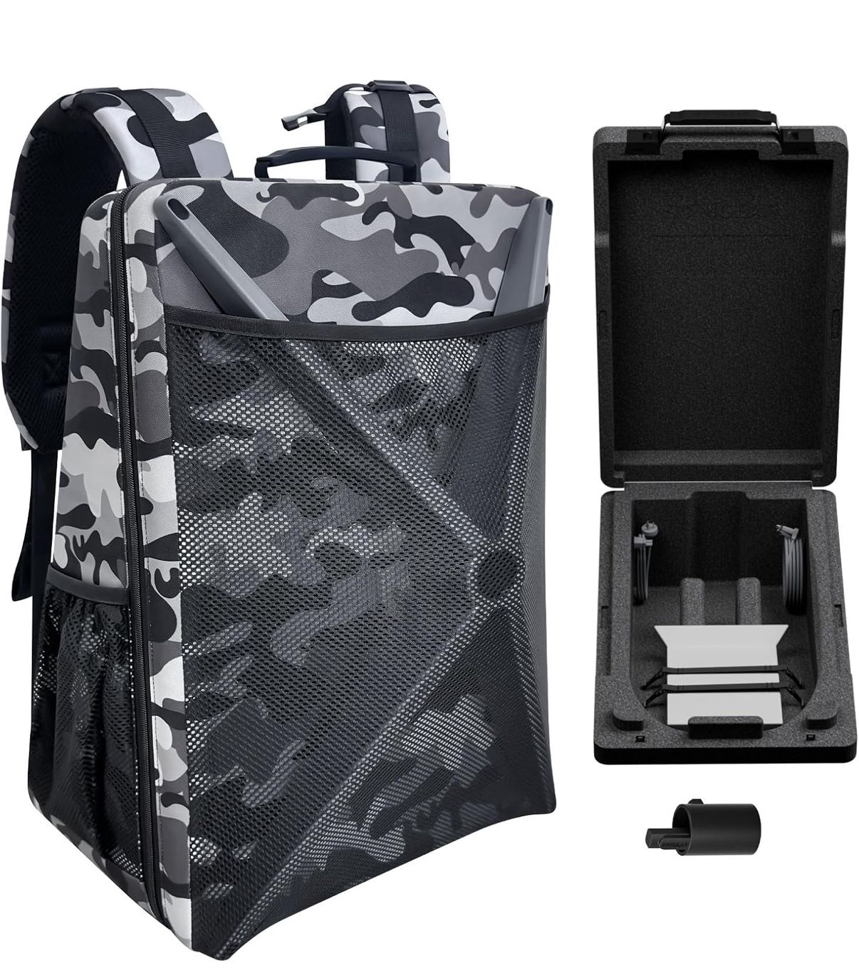Starlink Case Gen 2, Hard Storage Carrying Backpack Starlink Accessories, Waterproof Protective Case Shell Camo Outdoor