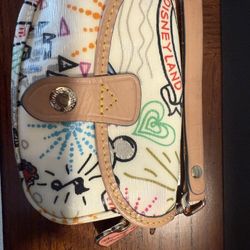 Dooney & Burke Disney Castle Themed Wristlet